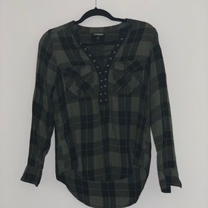 Express Lace-Up Flannel